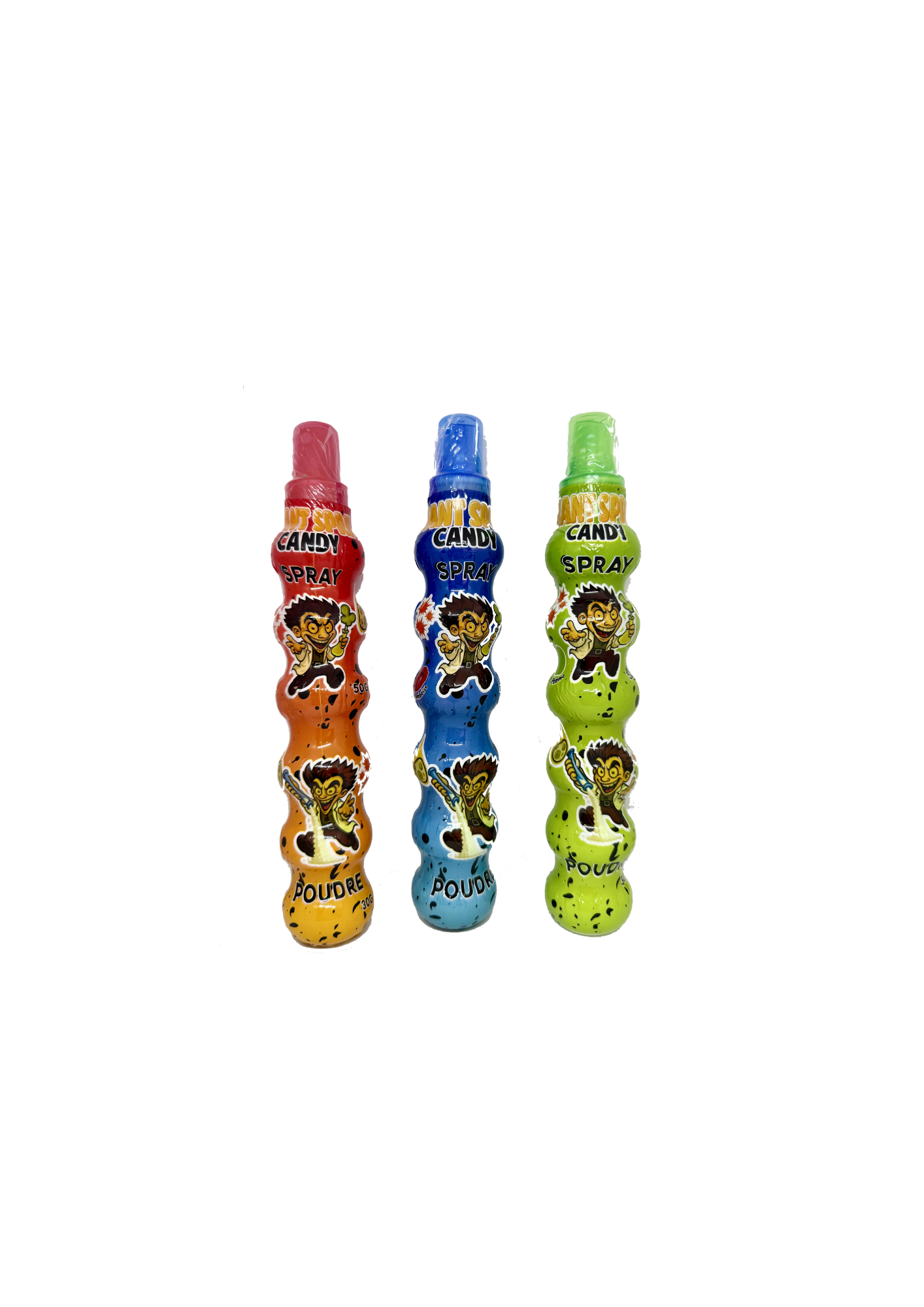 GIANT SPRAY AND POWDER CANDY MBB 80GR x 12 UNS